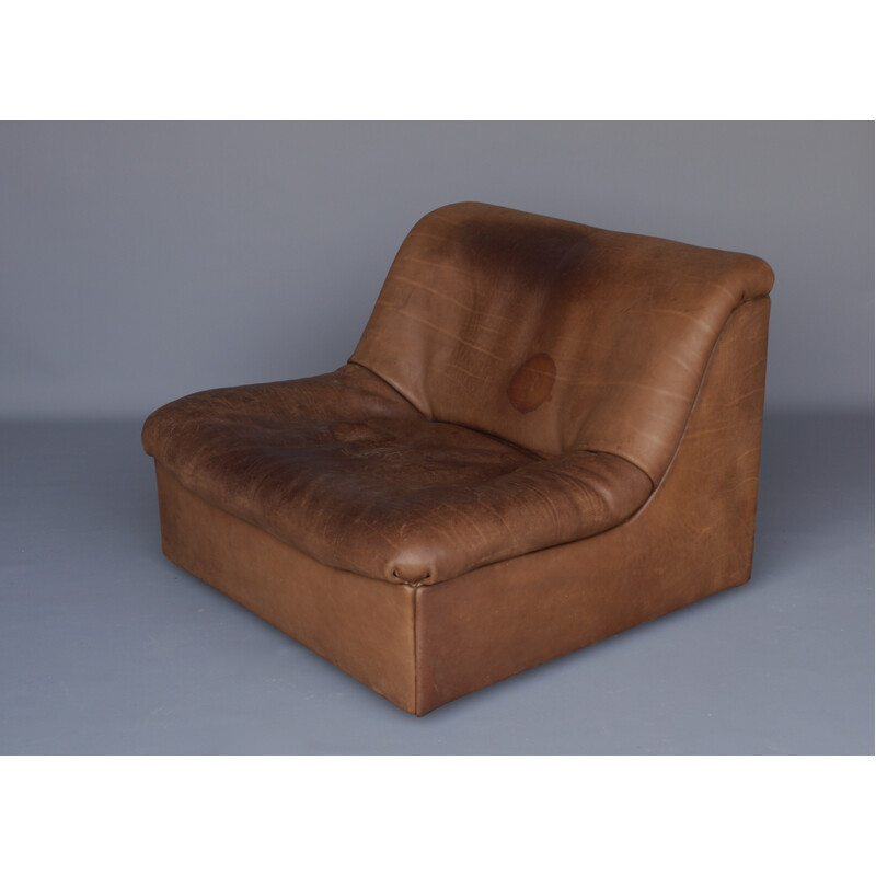 Vintage modular sofa Ds46 in buffalo leather for De Sede, Switzerland 1970