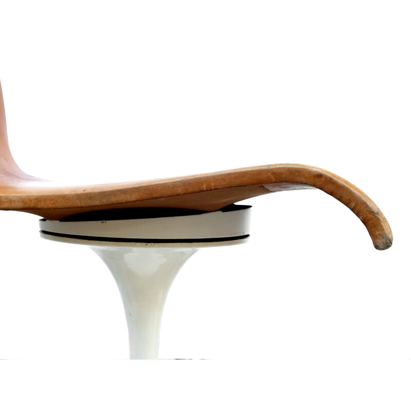 Pair of vintage sculptural chairs by Haberli Theo Alfredo, Swiss