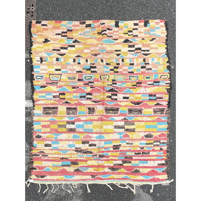 Vintage boujad berber rug