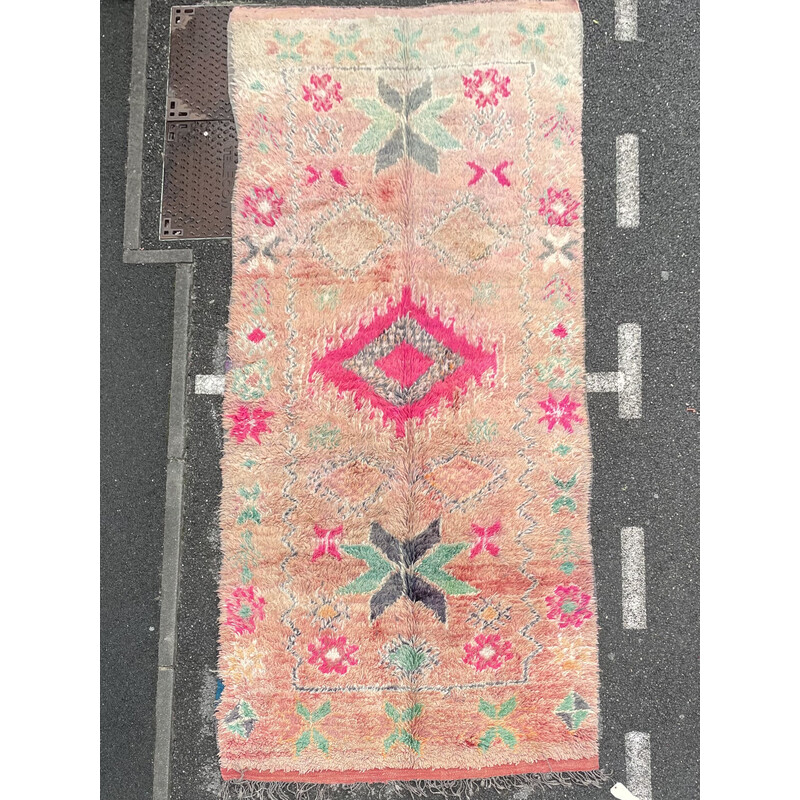 Vintage Berber boujad tapijt