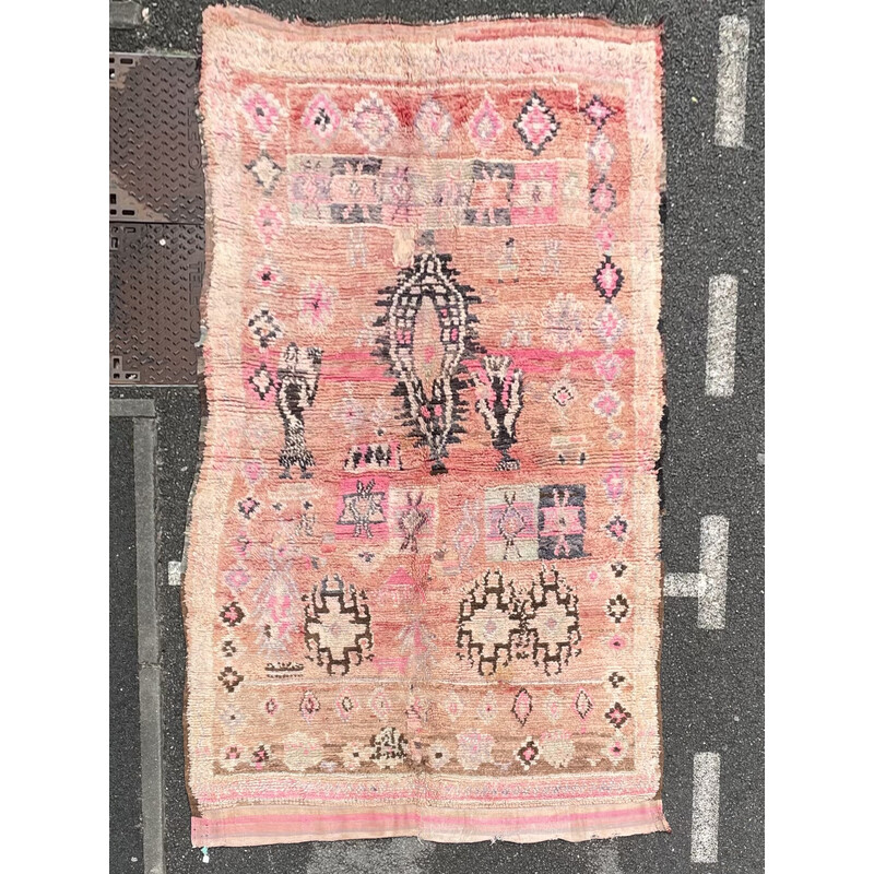 Vintage boujad berber rug