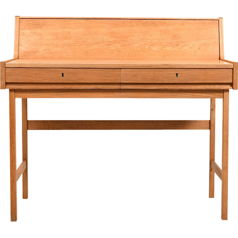 Vintage danish oakwood desk, Denmark 1960s
