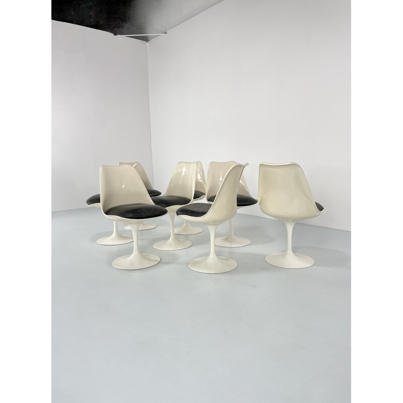 Set di 8 sedie vintage "Tulip" di Eero Saarinen per Knoll International, USA 1969