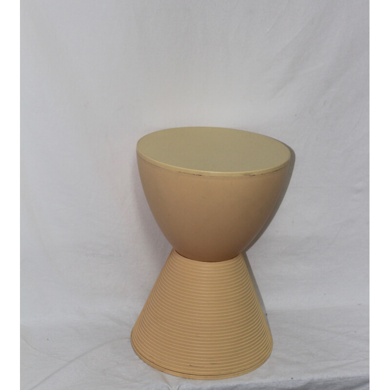 Beige stool in plastic by Philippe Starck for Kartell - 1990s