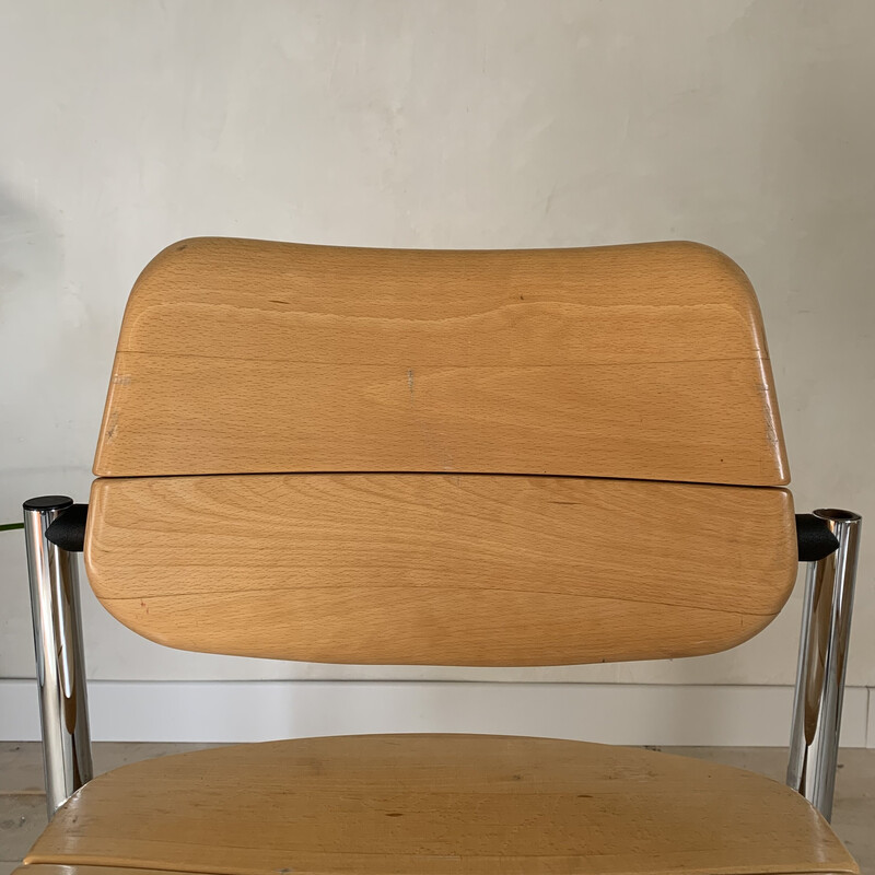 Silla de oficina vintage de Martin Stoll, 1980