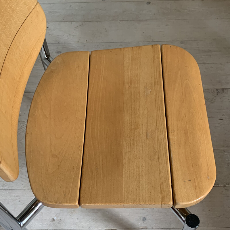 Silla de oficina vintage de Martin Stoll, 1980