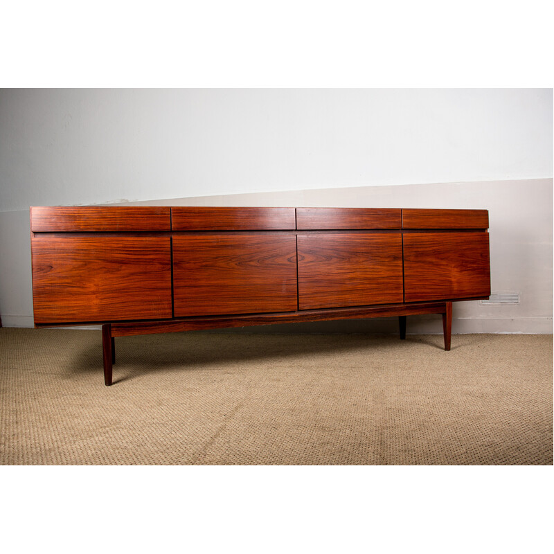 Vintage sideboard model Fa 66 in rosewood by Ib Kofod Larsen for Faarup Mobelfabrik, Denmark 1960s