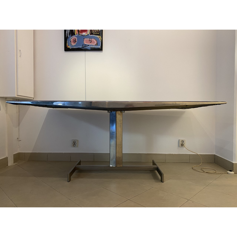 Vintage desk M 80 called aeronautical by Jean Proven for Tecta, 1990