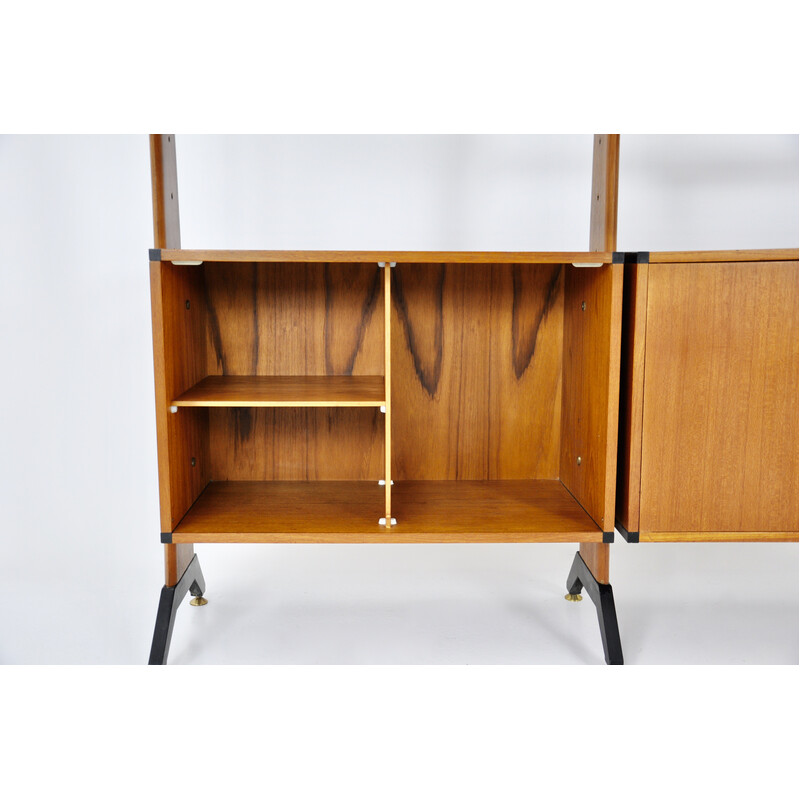 Vintage wooden bookcase by Av Arredamenti Contemporanie, 1960