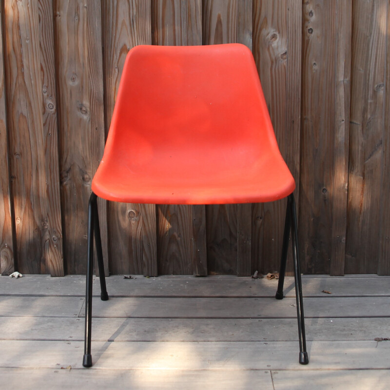 Set of 5 vintage chairs by Robin Day for Hille
