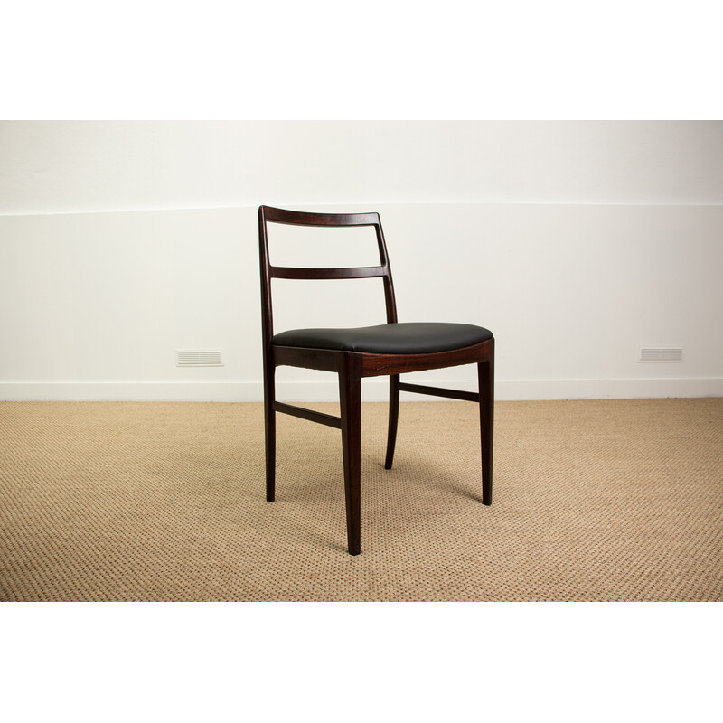 Satz von 4 dänischen Vintage-Stühlen aus Rio-Palisander Modell 420 von Arne Vodder für Sibast, 1960
