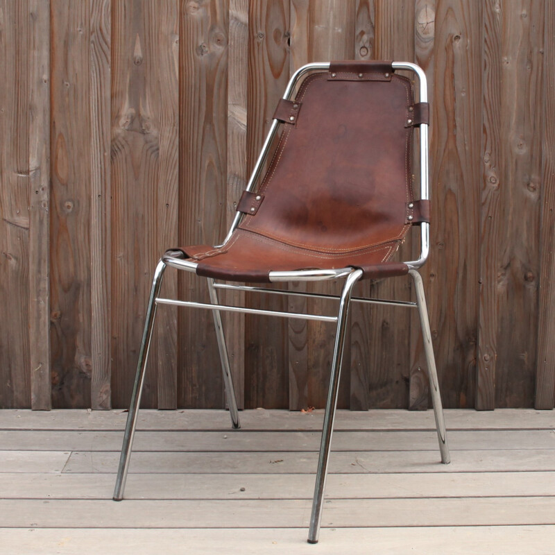 Cadeira Vintage seleccionada por Charlotte Perriand para Les Arcs