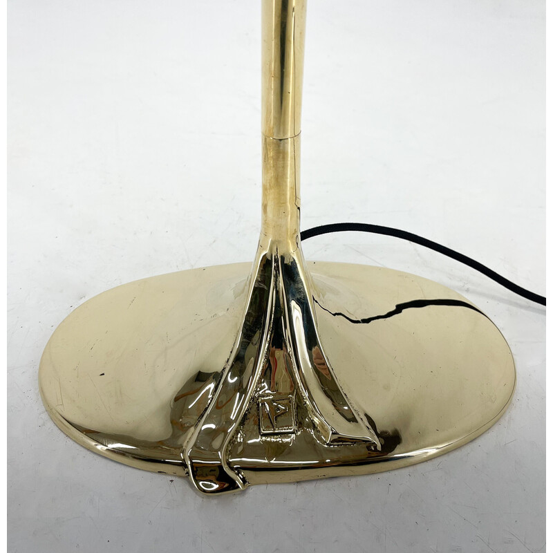 Vintage brass floor lamp, Italy 1970s