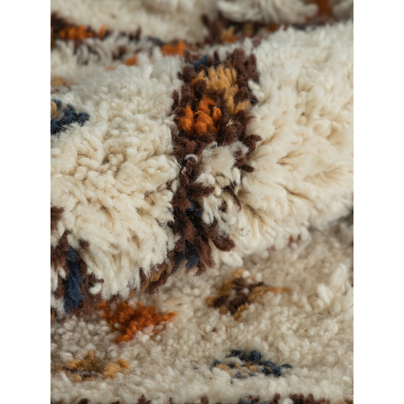 Vintage berber wool rug, Morocco 1960s