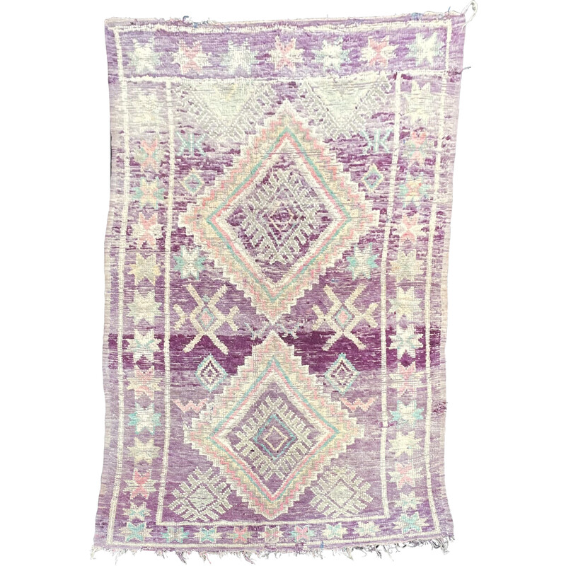 Vintage Berber boujad tapijt