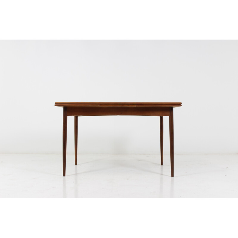 Mid century danish teak extendable dining table - 1960s