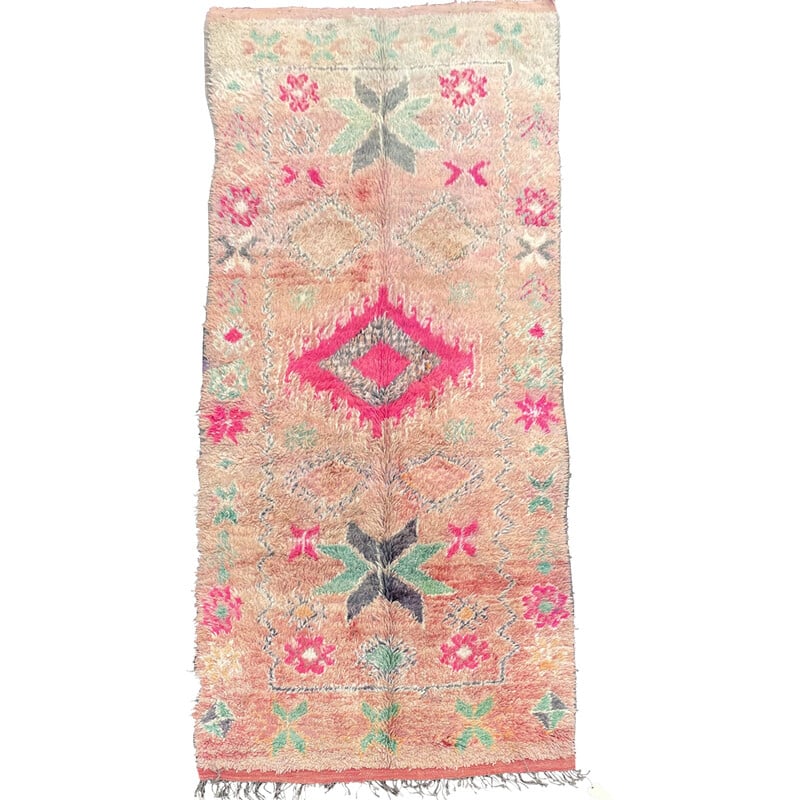 Vintage boujad berber rug