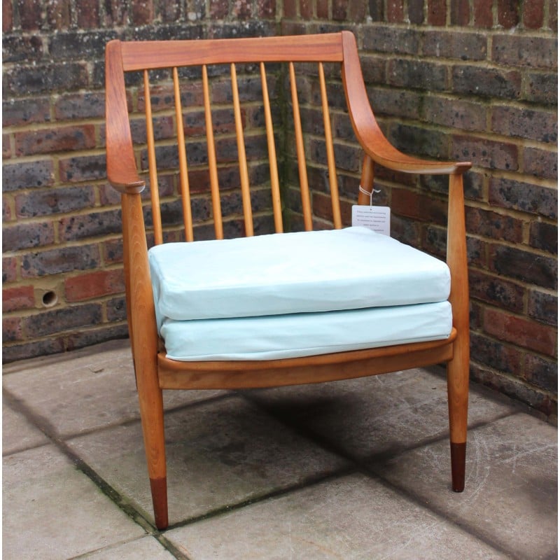 Danish vintage armchair by Peter Hvidt and Orla Mølgaard Nielsen for France and Daverkosen, 1950s