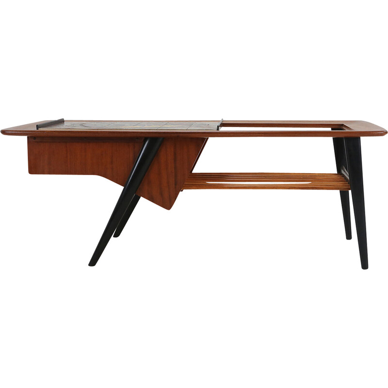 Vintage coffee table by Alfred Hendrickx for Belfrom, 1957