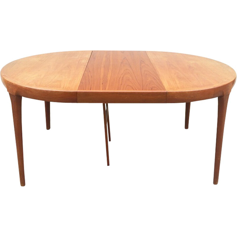 Teak extendable dining table - 1960s