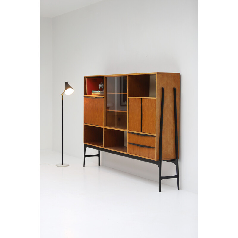 Vintage highboard by Alfred Hendrickx for Belform, 1950s
