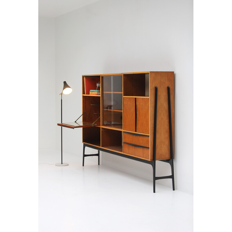 Vintage highboard by Alfred Hendrickx for Belform, 1950s