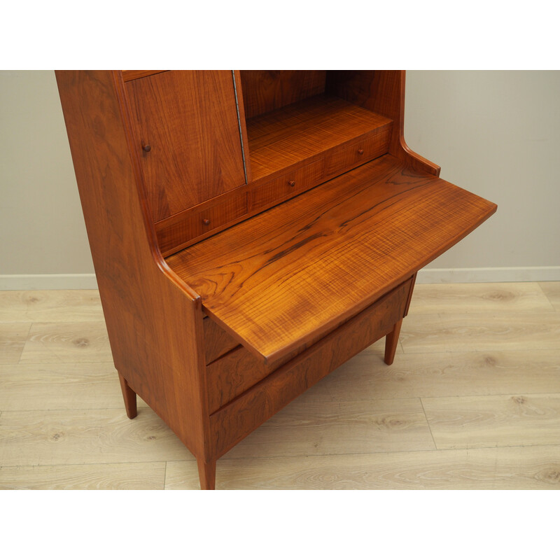 Vintage secretary in teak and solid wood, Denmark 1970s