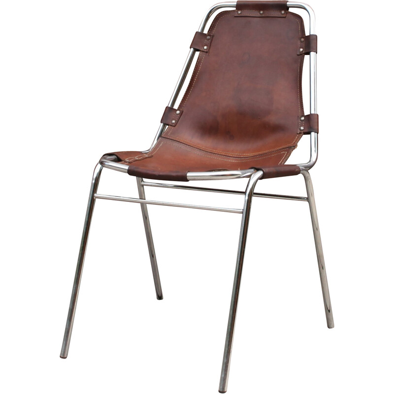 Chaise vintage par Charlotte Perriand pour Les Arcs