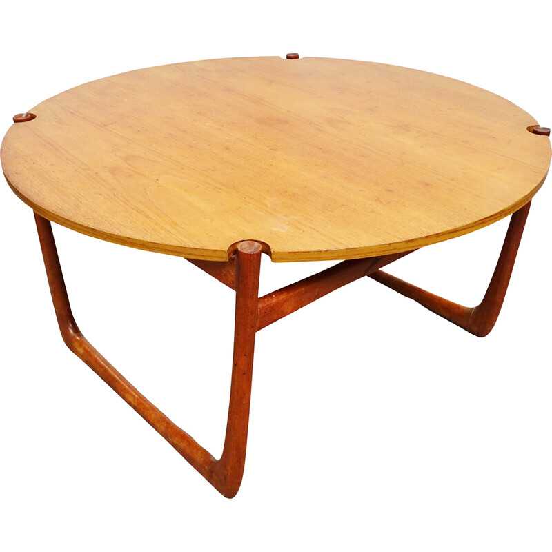 Mid century teak coffee table by Peter Hvidt and Orla Mølgaard for France and Son, 1960s