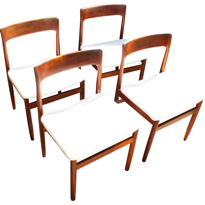 Conjunto de 4 cadeiras britânicas de meados do século por John Herbert para A Younger Ltd, 1950-1960s