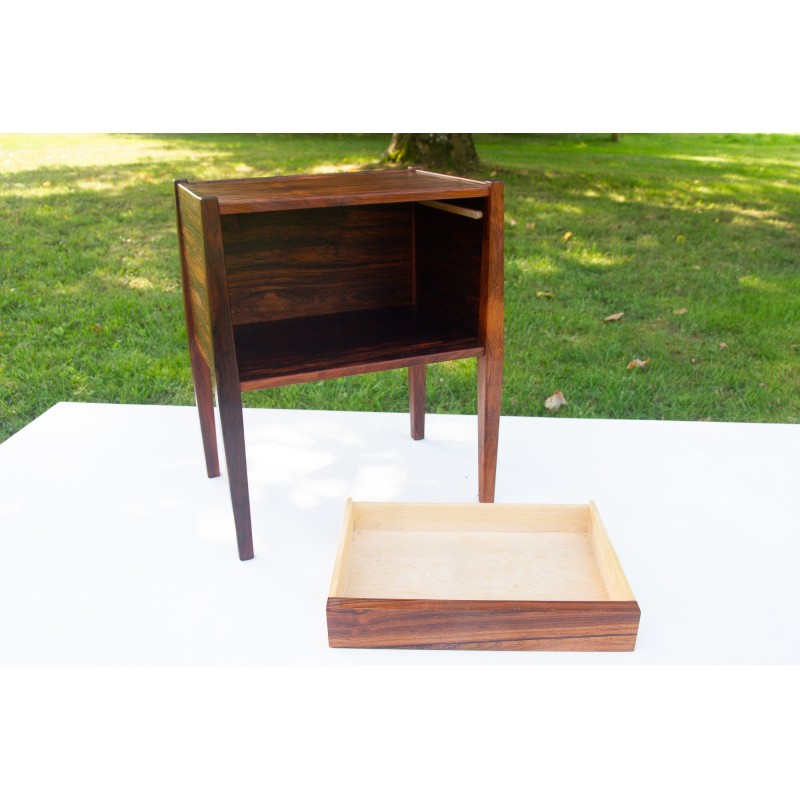 Vintage Danish rosewood night stand, 1960s