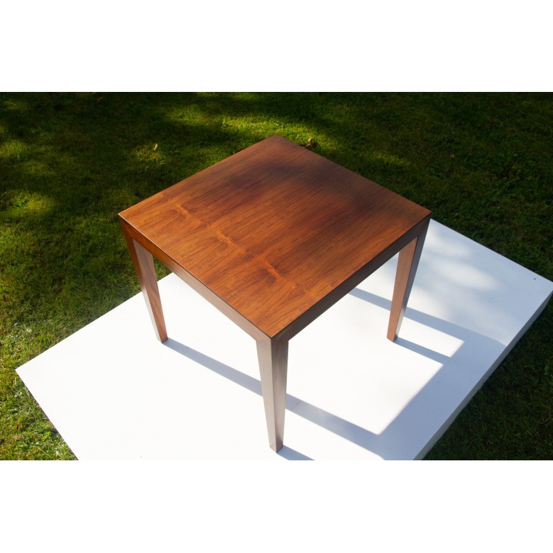 Vintage rosewood coffee table by Severin Hansen for Haslev Møbelsnedkeri, Denmark 1960s