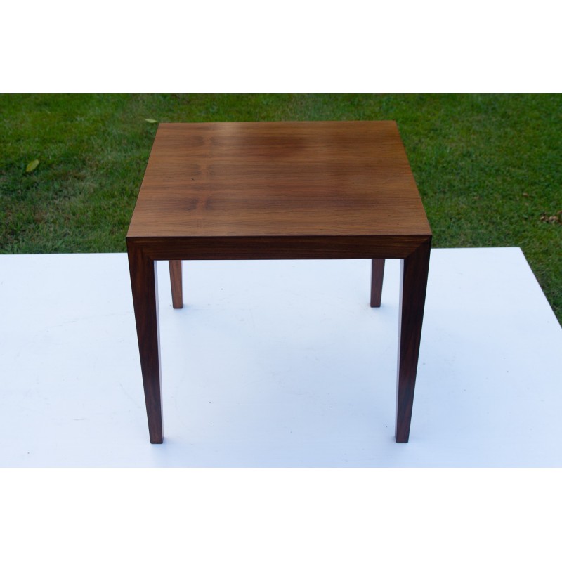 Mesa de café Vintage Rosewood de Severin Hansen para Haslev Møbelsnedkeri, Dinamarca Anos 60