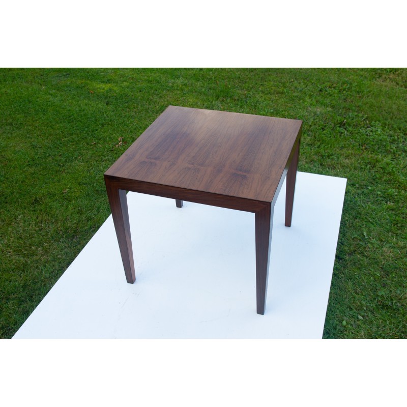 Vintage rosewood coffee table by Severin Hansen for Haslev Møbelsnedkeri, Denmark 1960s