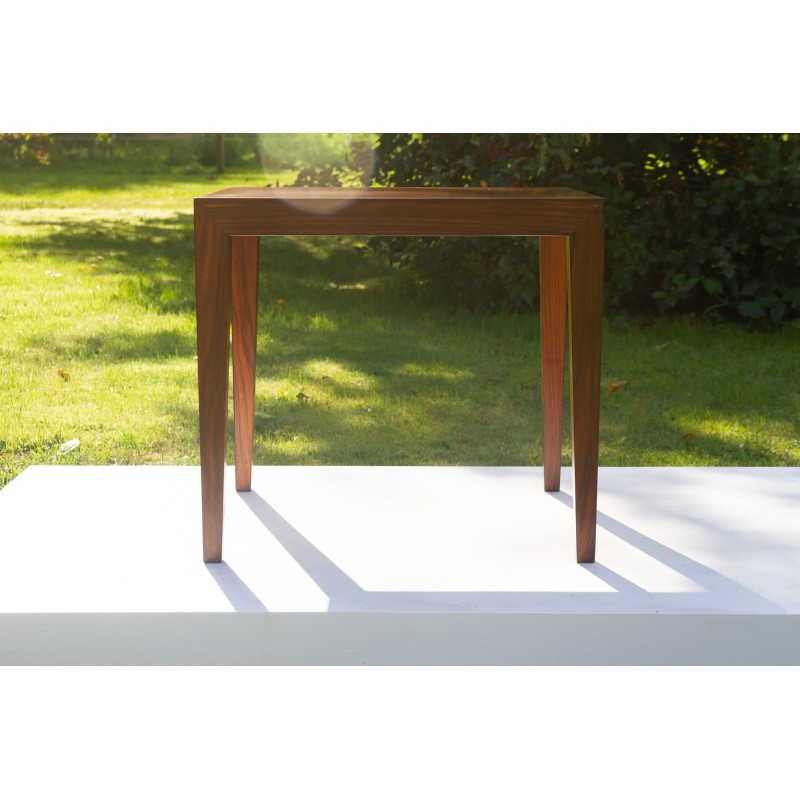 Mesa de café Vintage Rosewood de Severin Hansen para Haslev Møbelsnedkeri, Dinamarca Anos 60