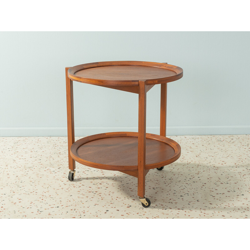 Vintage teak serving trolley for Sika Møbler, Denmark 1960s