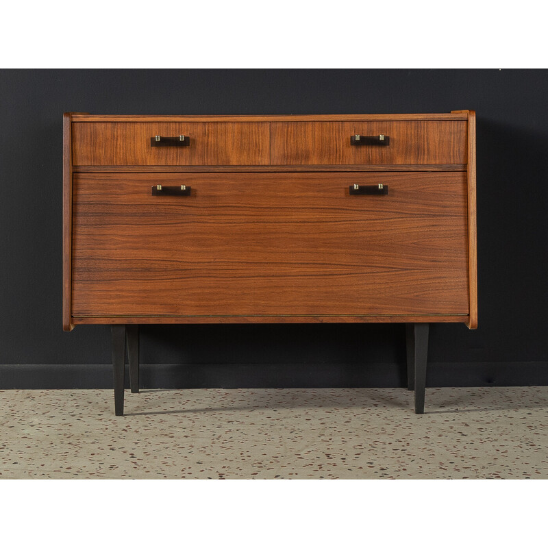 Vintage walnut shoe chest, Germany 1960s