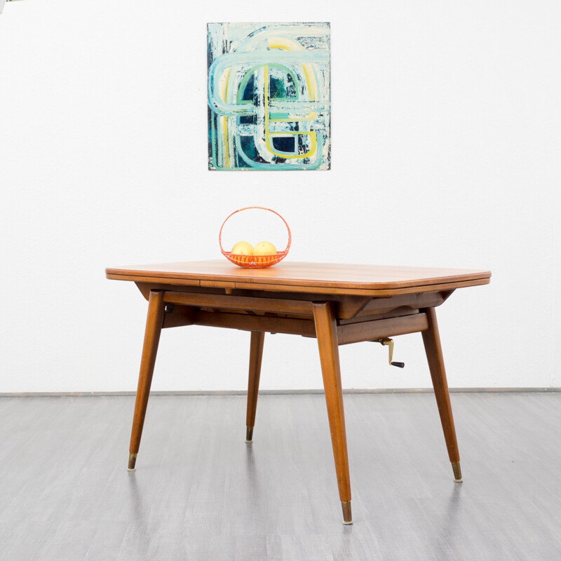 Dining table in walnut - 1950s