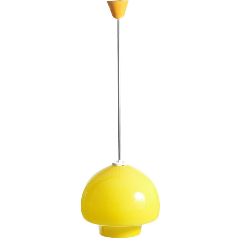 Yellow Napako ceiling light - 1960s