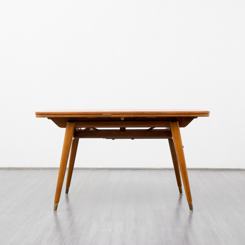Dining table in walnut - 1950s