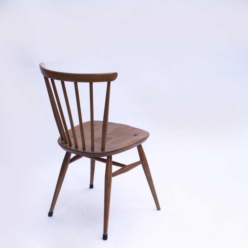 Juego de 4 sillas vintage 449 en haya y olmo rubio de Lucian Ercolani para Ercol, años 60-1969