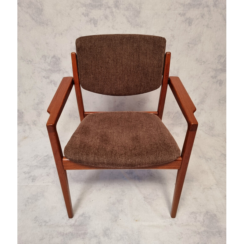 Set of 6 vintage 196 teak armchairs by Finn Juhl for France & Son, Denmark 1960s