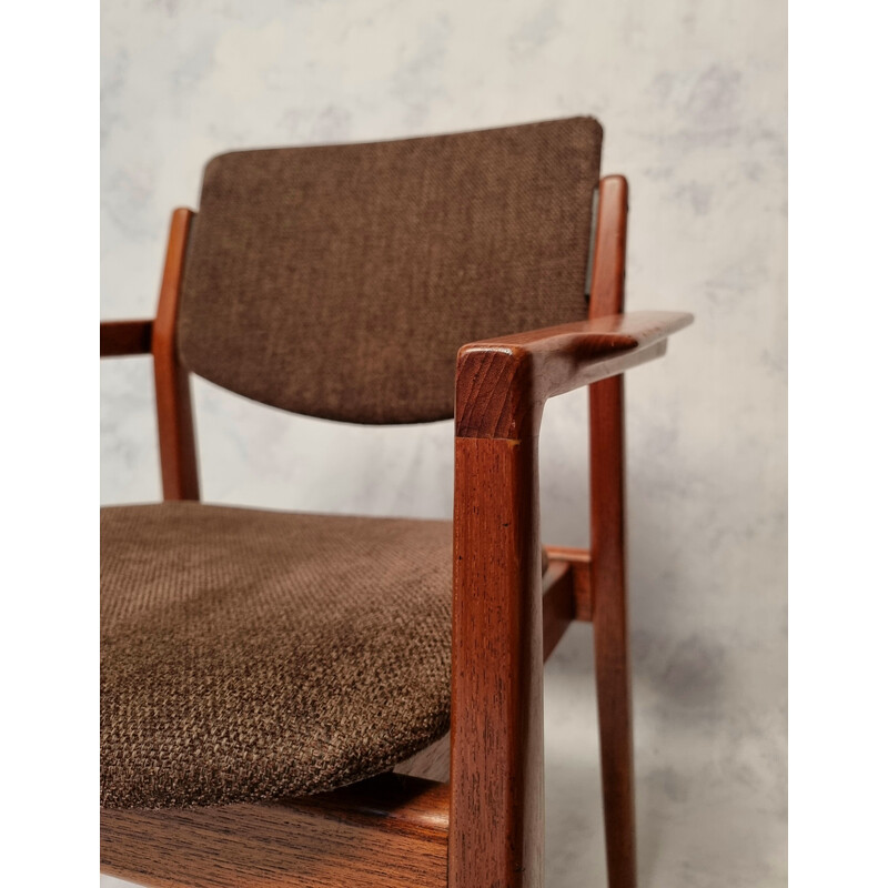 Set of 6 vintage 196 teak armchairs by Finn Juhl for France & Son, Denmark 1960s