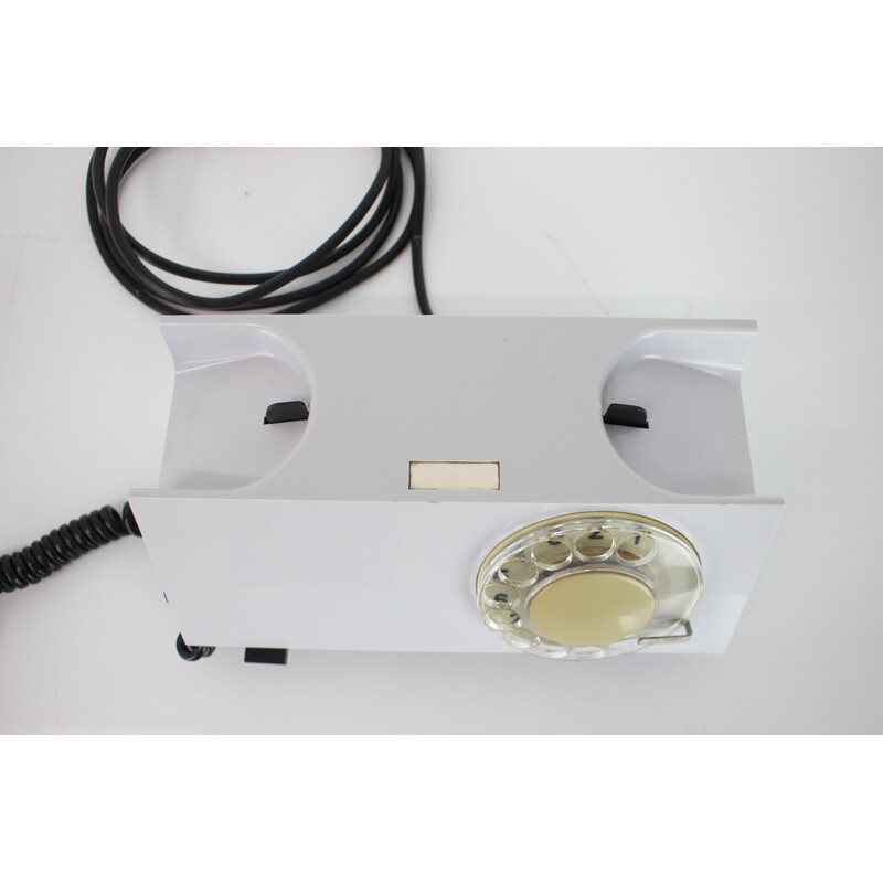 Funktionelles Vintage-Telefon T65H für Tesla, Tschechoslowakei 1968