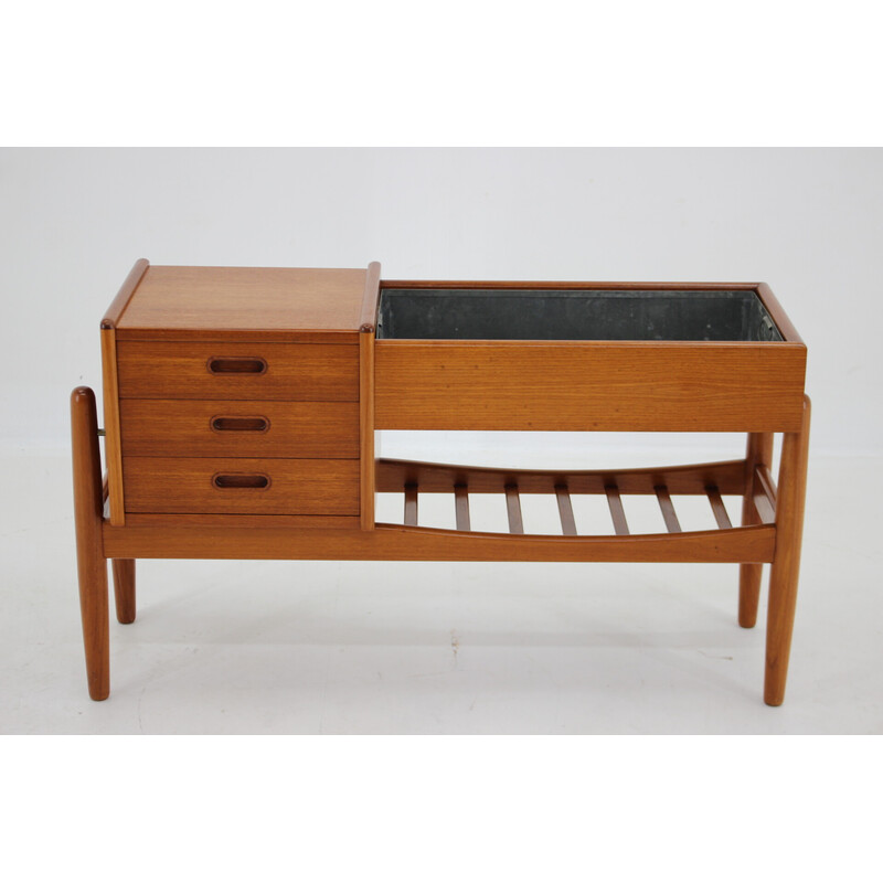 Fioriera vintage in teak di Arne Wahl Iversen, Danimarca 1960