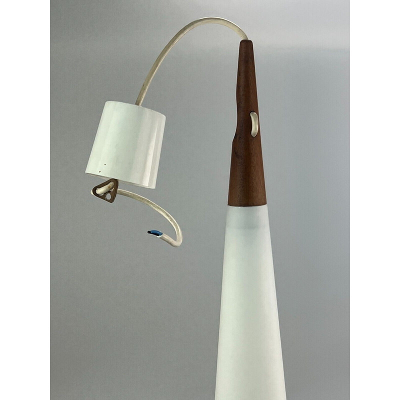Vintage teak pendant lamp by Uno & Östen Kristiansson for Luxus, 1960s-1970s