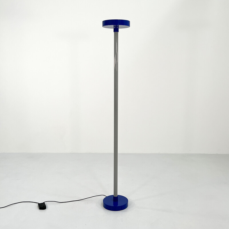 Vintage Beam floor lamp in metal by Ettore Sottsass for Bieffeplast, 1980s