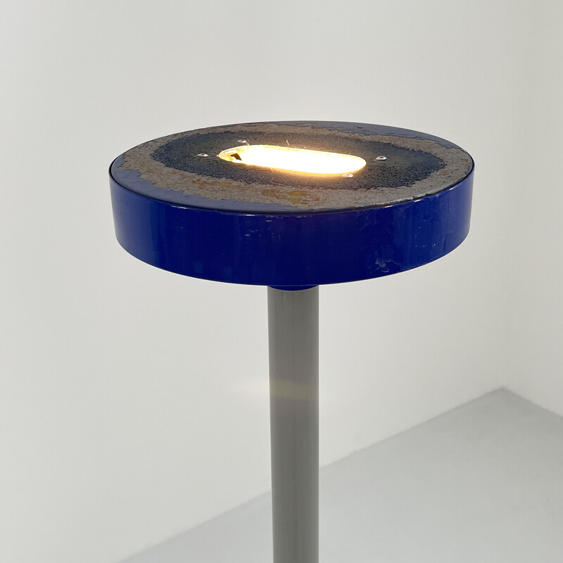 Lampada da terra vintage Beam in metallo di Ettore Sottsass per Bieffeplast, anni '80