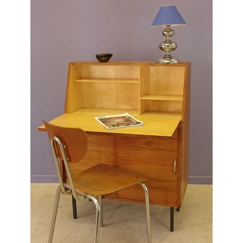 Scandinavian writing desk in teak - 1950s