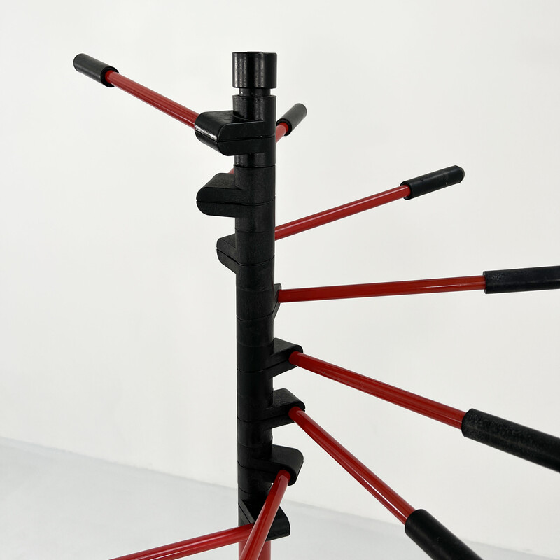 Signa vintage coat rack in metal and plastic by J. de Pas, D. d'Urbino and P. Lomazzi for Artemide, 1970s